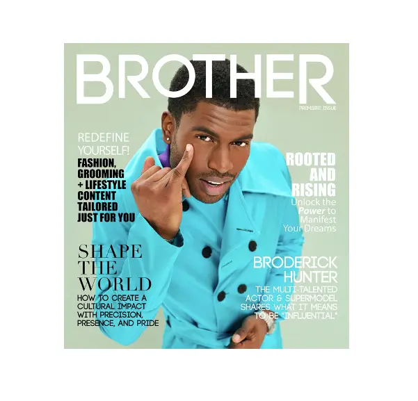 Broderick Hunter Lands the First Cover of BROTHER Magazine